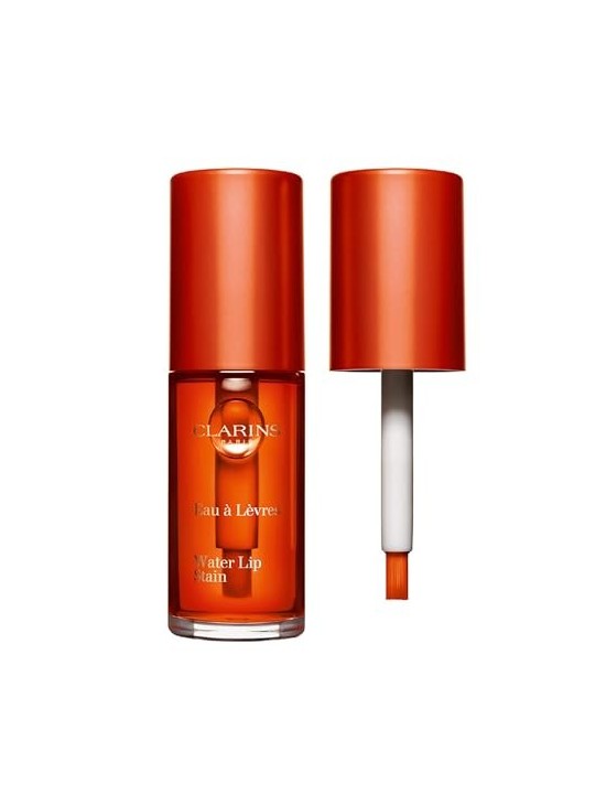 Clarins Water Lip Stain - Trattamento labbra 02 arancio - Donna. Effetto acqua e colore intenso.