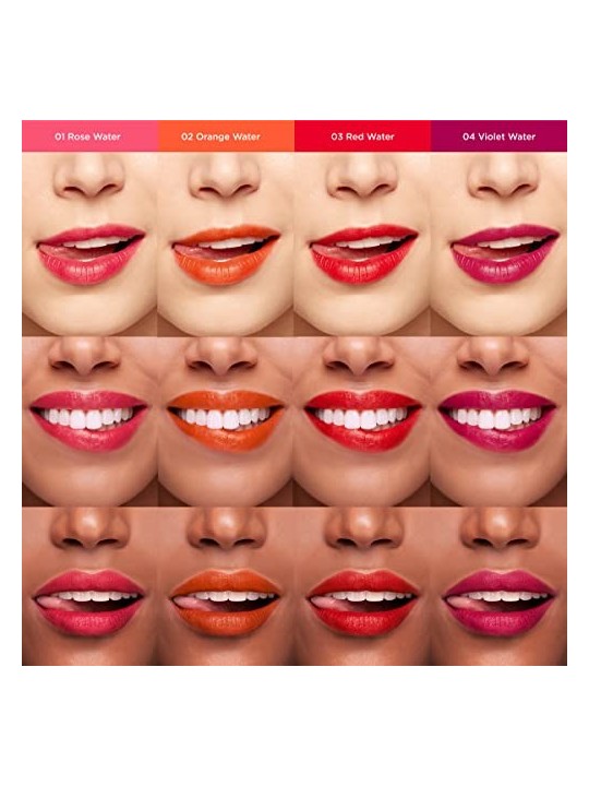 Clarins Water Lip Stain - Trattamento labbra 02 arancio - Donna. Effetto acqua e colore intenso.