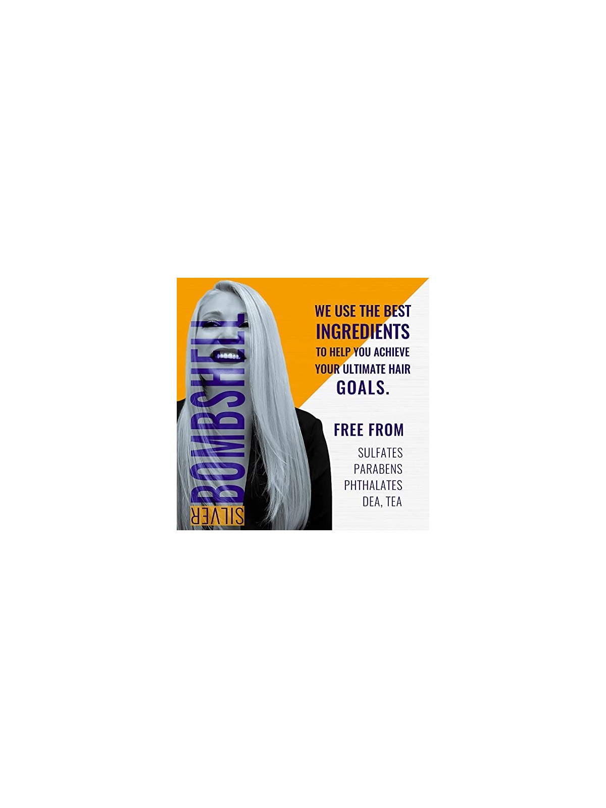 GK Hair Silver Bombshell Shampoo Shampoo per capelli biondi