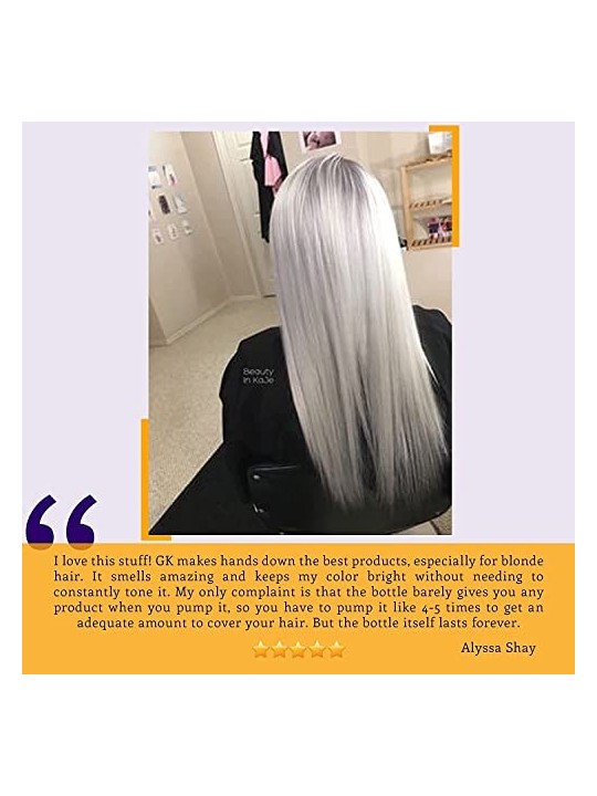 GK Hair Silver Bombshell Shampoo Shampoo per capelli biondi