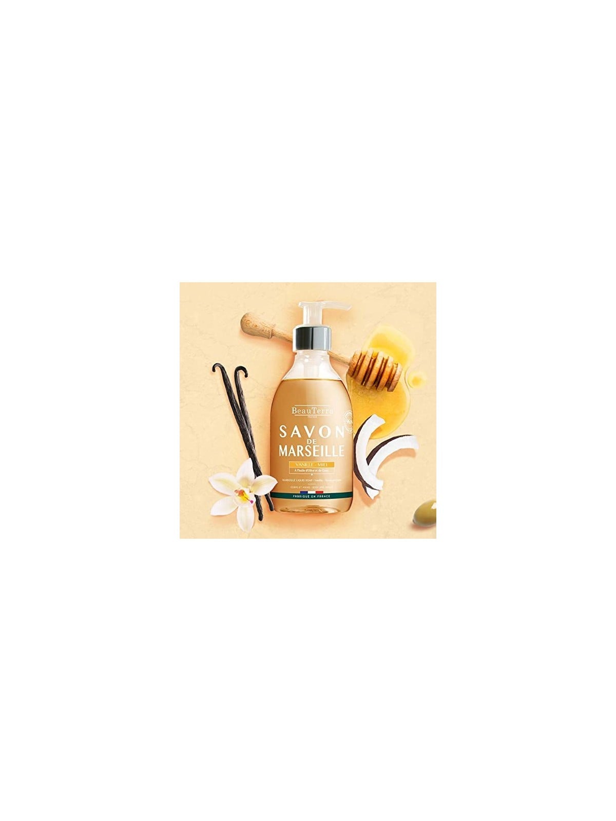 Sapone alla Vaniglia e Miele Beauterra Marsiglia 1000ml