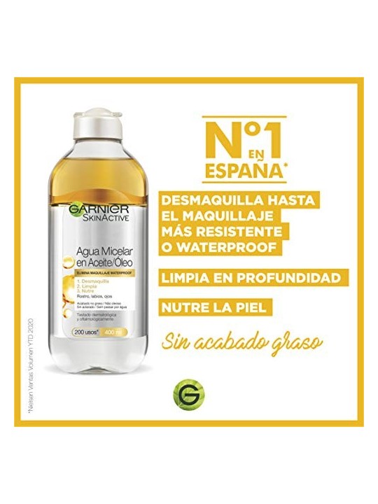 GARNIER SKINACTIVE ACQUA MICELLARE olio resistente allacqua 100ml donna