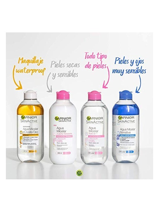 GARNIER SKINACTIVE ACQUA MICELLARE olio resistente allacqua 100ml donna