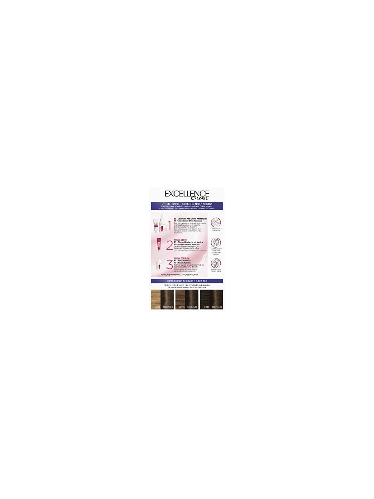 Tinta per capelli L'Orï¿½ï¿½al Paris EXCELLENCE BRUNETTE - 500 mL: vera luce marrone