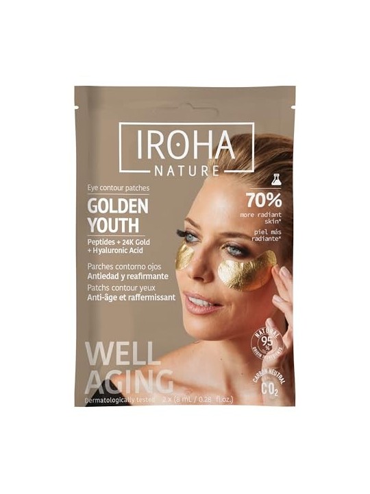 Iroha GOLD Eye Patches with Extra Firming Effect