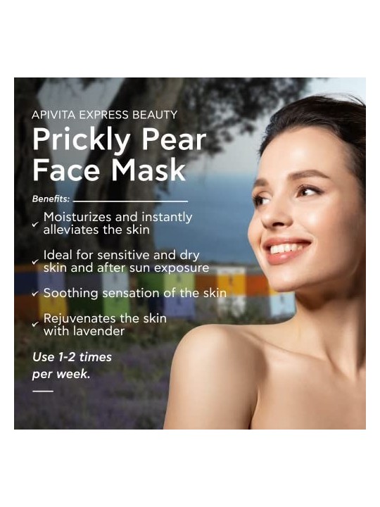 Apivita Express Beauty Face Mask Set 16ml 2x8ml - Prickly Pear