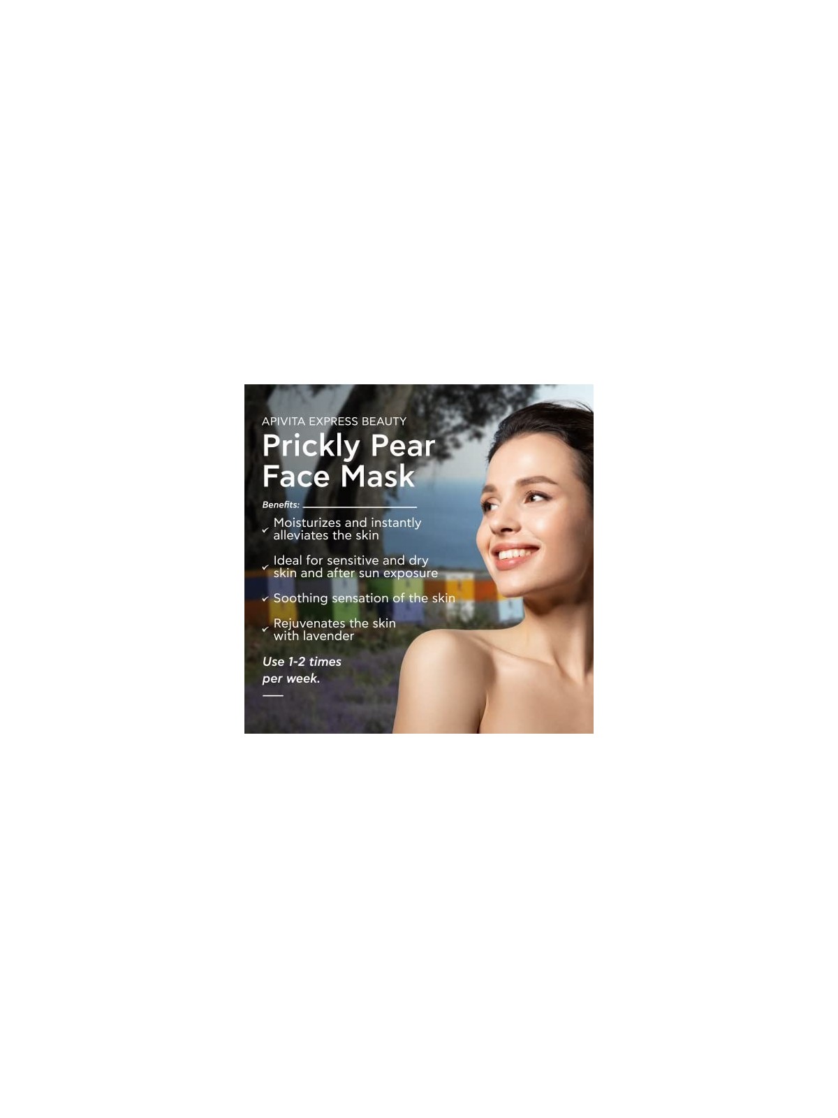 Apivita Express Beauty Face Mask Set 16ml 2x8ml - Prickly Pear