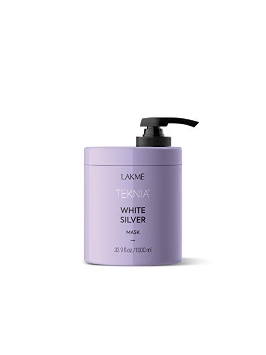 Lakm Teknia White Silver Mask Maschera neutralizzante per capelli biondo platino e grigi donna 1000ml