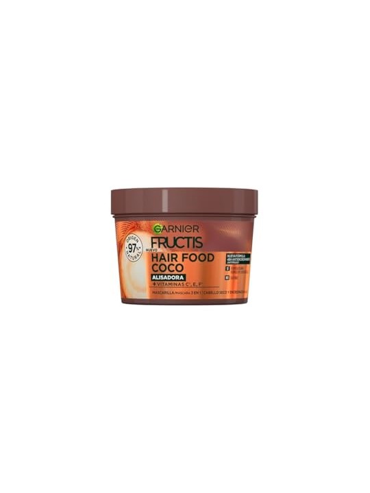 Maschera lisciante capelli Garnier Fructis Hair Food macadamia 390ml