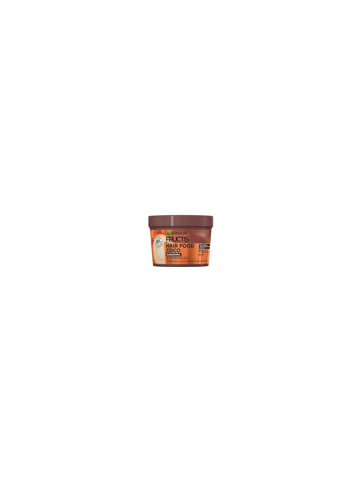 Maschera lisciante capelli Garnier Fructis Hair Food macadamia 390ml