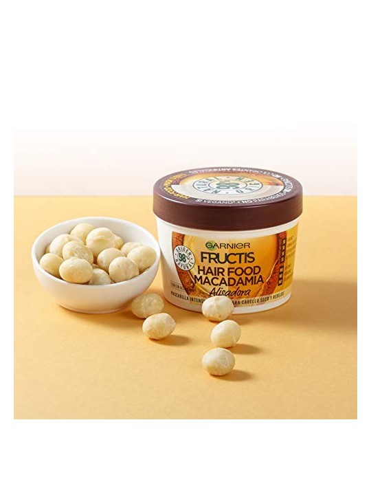 Maschera lisciante capelli Garnier Fructis Hair Food macadamia 390ml