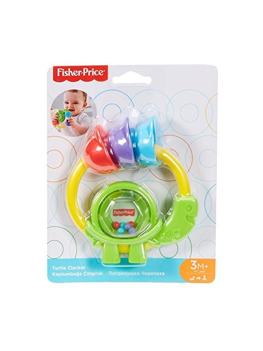 Fisher Price Tartaruga Clacker Sonagli Con Giocattolo da