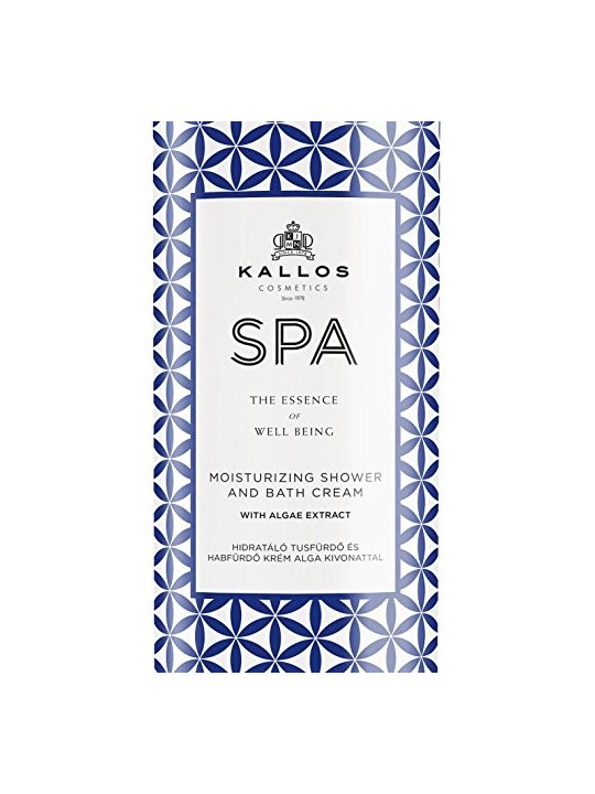 Kallos Spa Moisturizing Shower And Bath Cream for Women 1000ml