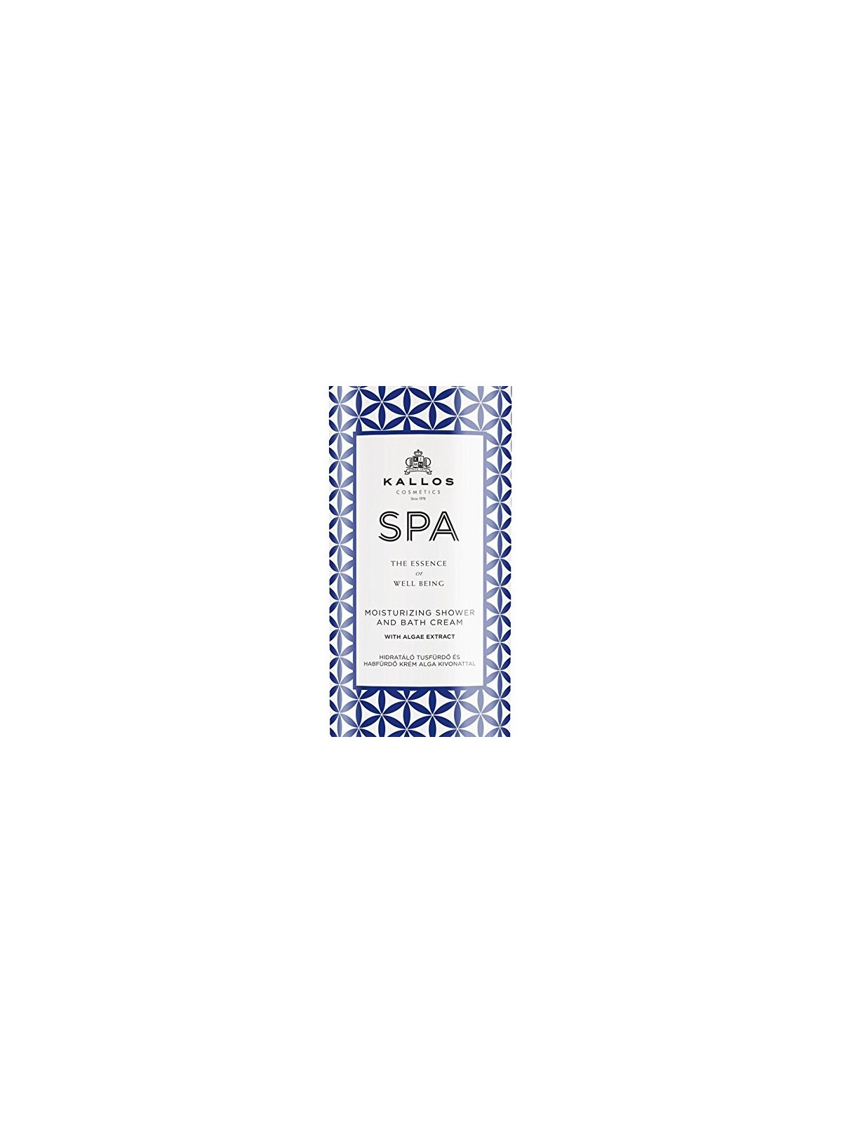Kallos Spa Moisturizing Shower And Bath Cream for Women 1000ml
