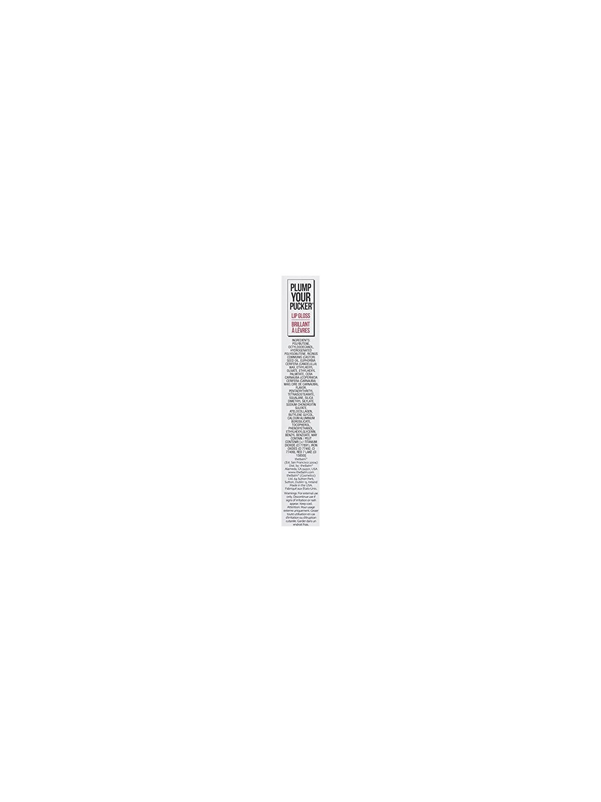 TheBalm Plump Your Pucker Lip Gloss Lucidalabbra 7 ml donna odstn Elaborate