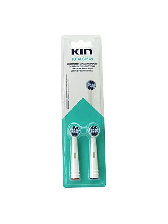 Kin KIN TOTAL CLEAN testina per spazzolino elettrico universale 2 unit unisex