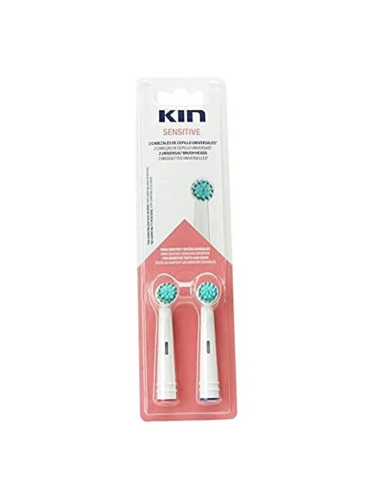 Kin KIN SENSITIVE testina per spazzolino elettrico universale 2 unit unisex