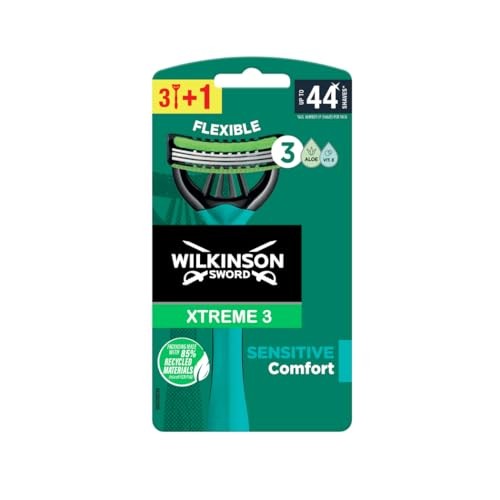 Wilkinson Sword Xtreme3 Sensitive 4 pcs Disposable razor for men uomo