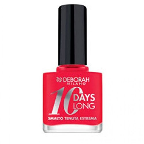 Deborah 10 Days Long Nail Polish EN870 Coral Red 11ml donna