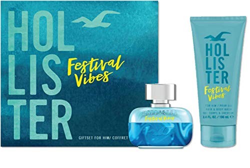Festival Vibes Set Hollister Festival Vibes Shower Gel Shampoo 2In1 100ml Festival Vibes Eau De Toilette 50ml donna