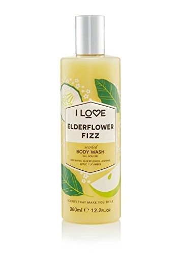 I love Gel doccia detergente corpo effervescenza ai fiori di sambuco 360ml Donna