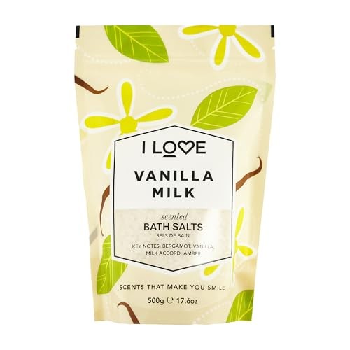 I love Sale da bagno Latte alla vaniglia Sali da bagno 500 g 5000g Donna