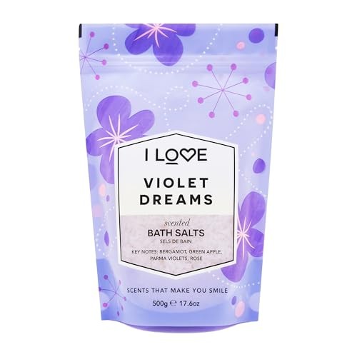 I love Signature Violet Dreams Sali da bagno Sale da bagno 5000g Donna