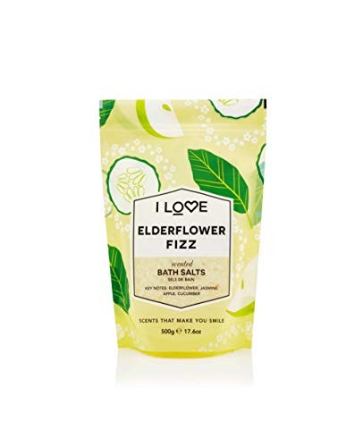 I love Sale da bagno Sali da bagno frizzanti ai fiori di sambuco 500 g 5000g Donna