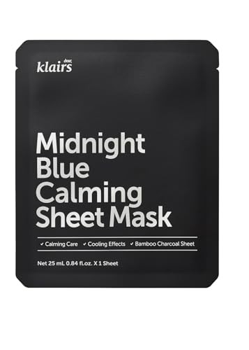 Klairs MIDNIGHT BLUE calming sheet mask 25ml donna