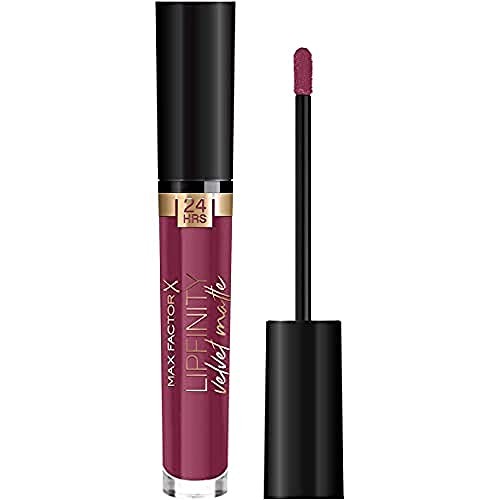 Max Factor Lipfinity Velvet Matte Liquid Matte Lips tick 4ml 050 Bacca satinata Donna