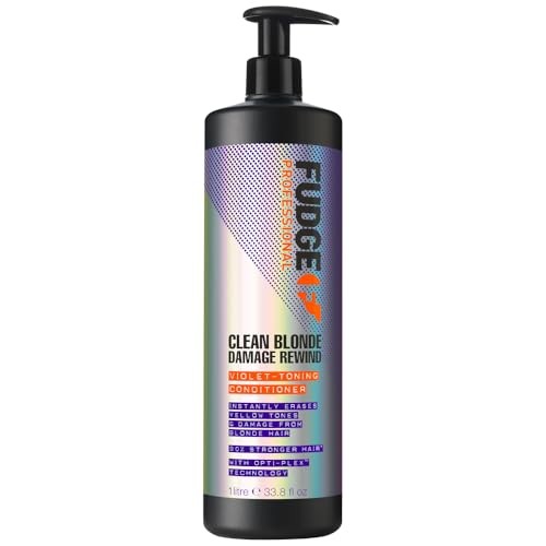 Fudge Clean Blonde Damage Rewind VioletToning Conditioner 1000ml