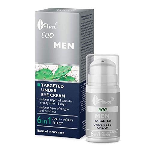AVA LABORATORIUM Eco Men crema contorno occhi per uomo AntiAging 15ml