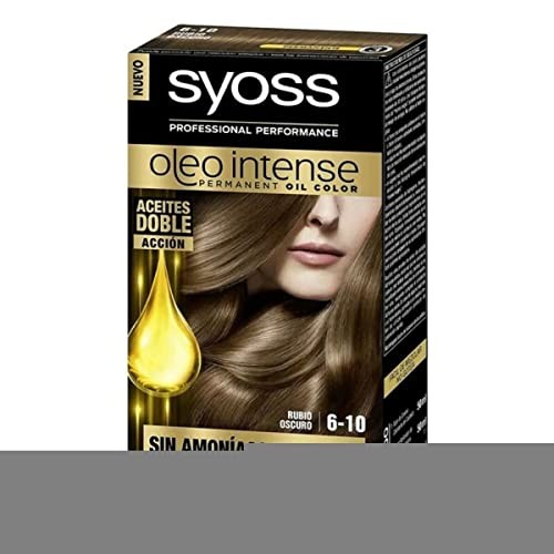 Syoss OLIO INTENSE tinte sin amoniaco 610rubio oscuro 5 pz Donna