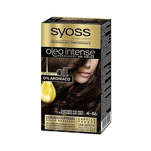 Syoss OLIO INTENSE tinte sin amoniaco 486castao helado 5 pz Donna