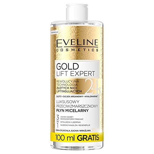 EVELINE Gold Lift Expert lussuoso fluido micellare antirughe 500ml