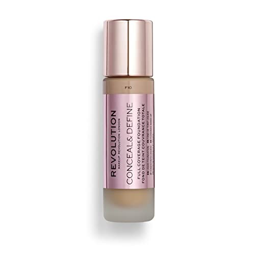 Revolution Make Up CONCEAL DEFINE full coverage foundation F10 23 ml Donna