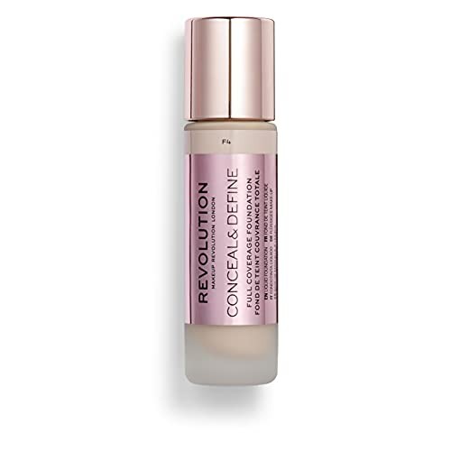 Revolution Make Up CONCEAL DEFINE full coverage foundation F4 23 ml Donna