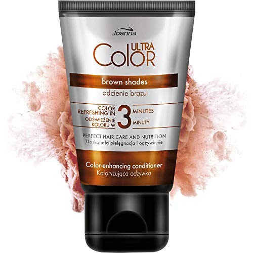 JOANNA Ultra Color ColorEnhancing Conditioner balsamo colorante castano caldo Tonalit Marrone 100g