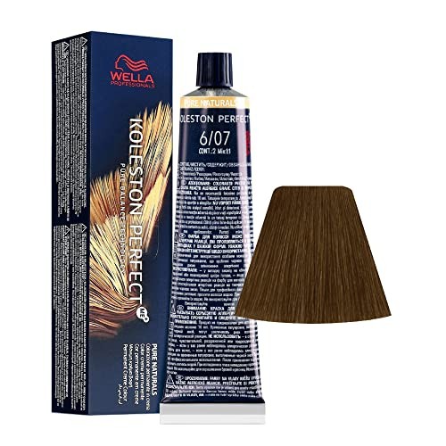 Wella Professionals Koleston Perfect Me Permanent Hair Dye 607 Dark Blonde Natural Chestnut 60ml donna