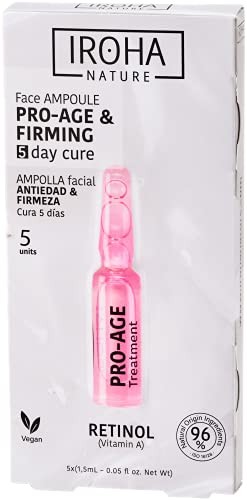 IROHA NATURE Retinol ProAge Face Ampoule fiale viso antiet e rassodanti con retinolo 5x15ml