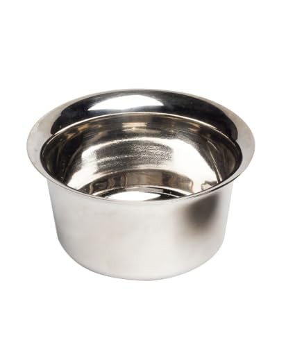 Depot Accessories No 735 Steel Shaving Bowl Silver donna