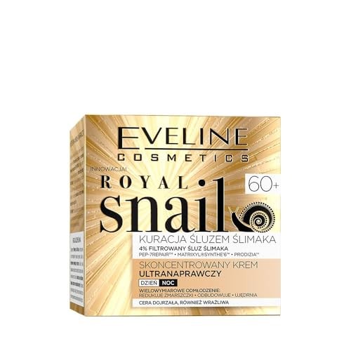 EVELINE Royal Snail 60 bava di lumaca terapia concentrata ultra riparatrice giorno e notte 50ml