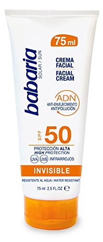 Babaria SOLAR ADN INVISIBLE crema solar facial SPF50 75ml unisex 75ml