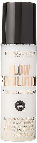 Makeup Revolution Glow Revolution Vegan Illuminating Spray For Face Body 200ml donna