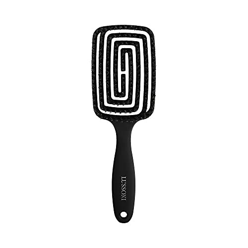Lussoni LABYRINTH flexible natural boar bristle brush nLarge 1 u unisex 1u