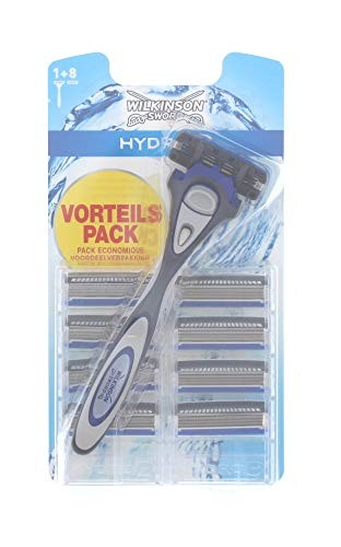 Wilkinson Sword Hydro 3 Set Rasoio con una testina testina di ricambio 8 pz Uomo