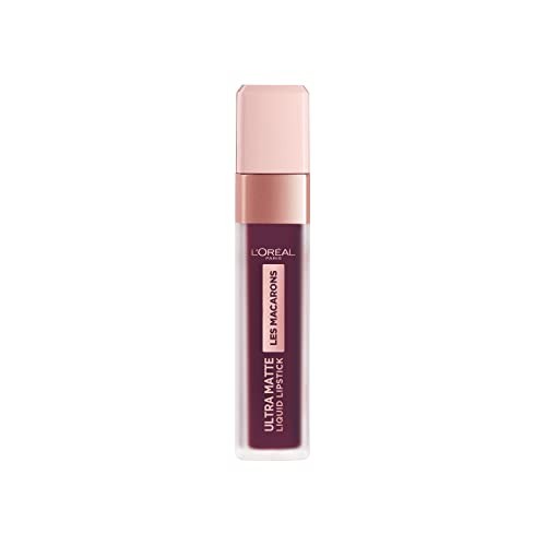 LOREAL LES MACARONS ULTRA MATTE LIQUID LIPSTICK 830 BLACKCURRANT CRUSH Donna