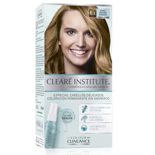 Clear Institute COLOUR CLINUANCE cabellos delicados 63rubio oscuro dorado 1 u Donna