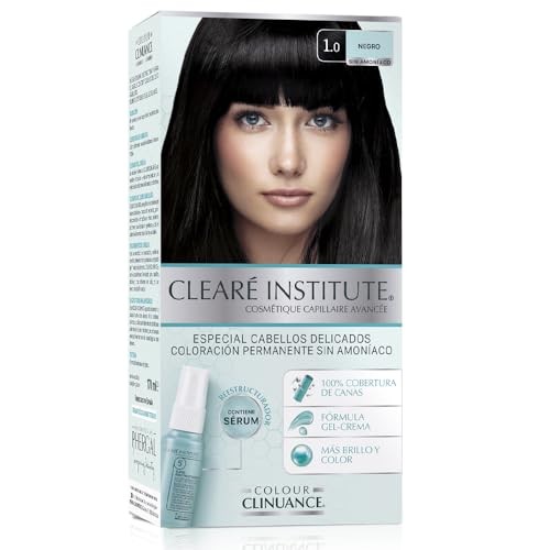 Clear Institute COLOUR CLINUANCE cabellos delicados 10negro 1 u Donna