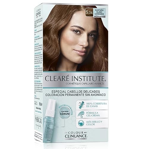 Clear Institute COLOUR CLINUANCE cabellos delicados 534castao claro luminoso 1 u Donna
